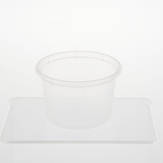 1000 Pieces Clear Round Microwavable  Portion Cup 100 ml With Lid