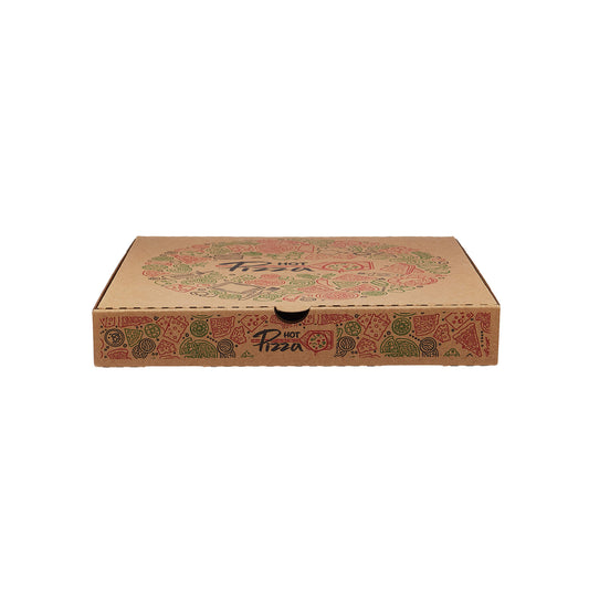 Printed Pizza Box 23x23 Cm 100 Pieces