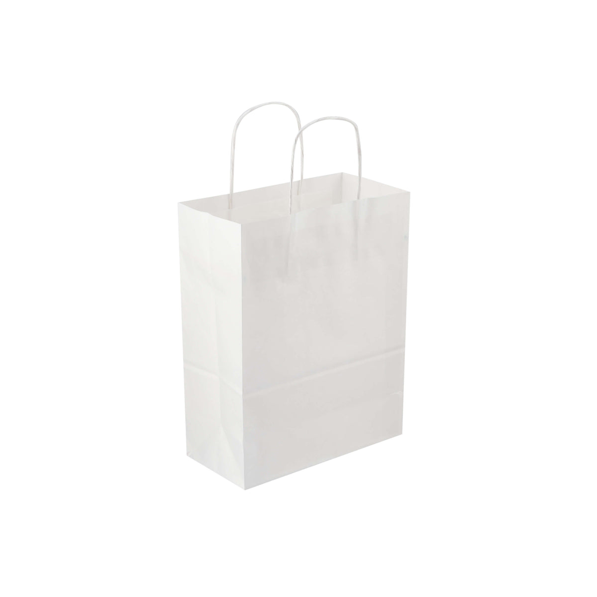 250 Pieces Twisted handle White Paper Bags