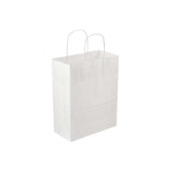 Paper Bag White Flat Handle 250 Pieces