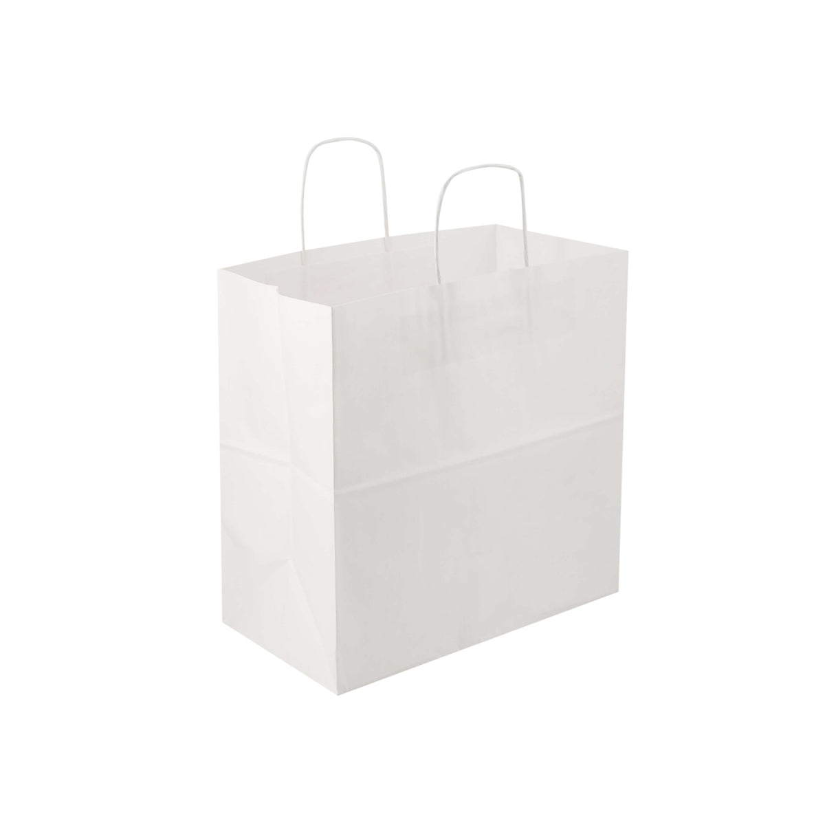 250 Pieces Paper Bag White Twisted Handle