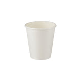 White Single Wall Paper Cups
