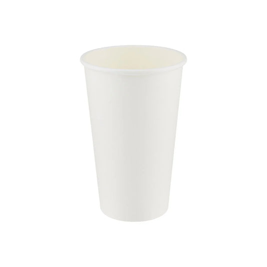 1000 Pieces 16 Oz White Single Wall Paper Cups