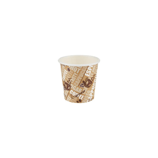 1000 Pieces 4 Oz Printed Single Wall Paper Cups