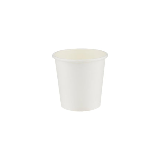 1000 Pieces 8 oz White Single Wall Paper Cups