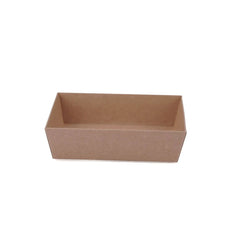 400 Pieces Kraft Salad Container Base Only 13.6x13.6x3.5 cm