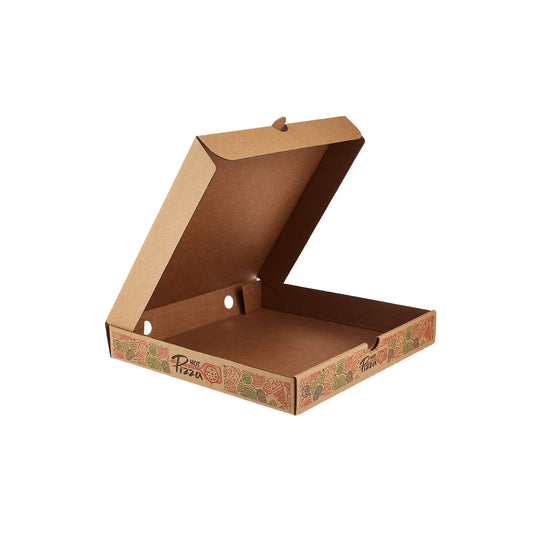 Printed Pizza Box 23x23 Cm 100 Pieces