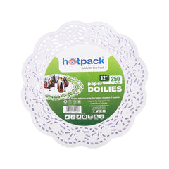 250 Pieces Round Doilies Paper 9.5 Inch