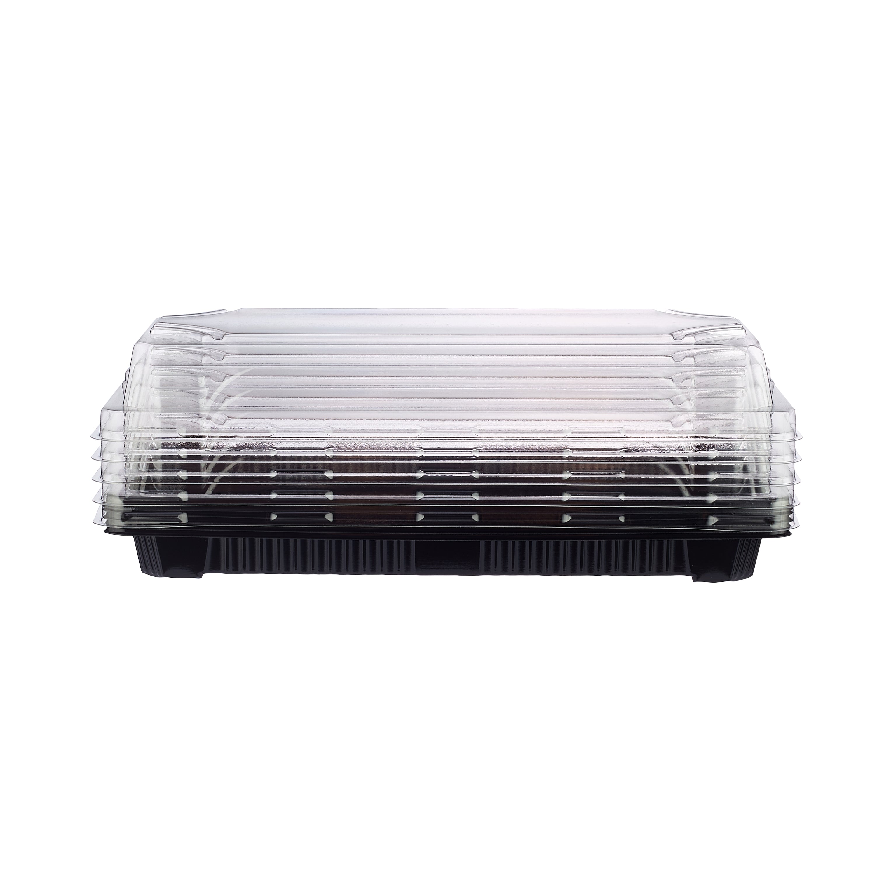 400 Pieces Black Sushi Container 254x164x29mm