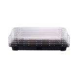 500 Pieces Black Sushi Container 220x60x21mm