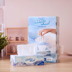 Soft n Cool Facial Tissue 150 Sheets X 2 Ply