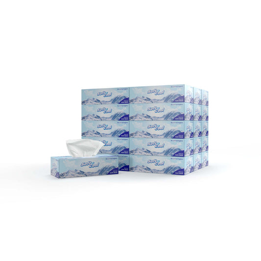 30 Boxes Soft n Cool Facial Tissue 150 Sheets X 2 Ply