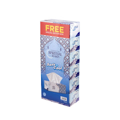 Soft n Cool 200 Sheets X 2 Ply 5 Boxes + 1 Box Free Ramadan Theme Facial Tissue