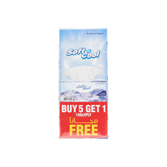 Soft n Cool Facial Tissue 200 Sheets x 2 Ply + 150 sheets x 2 Ply (5 Boxes+1 Box Free)