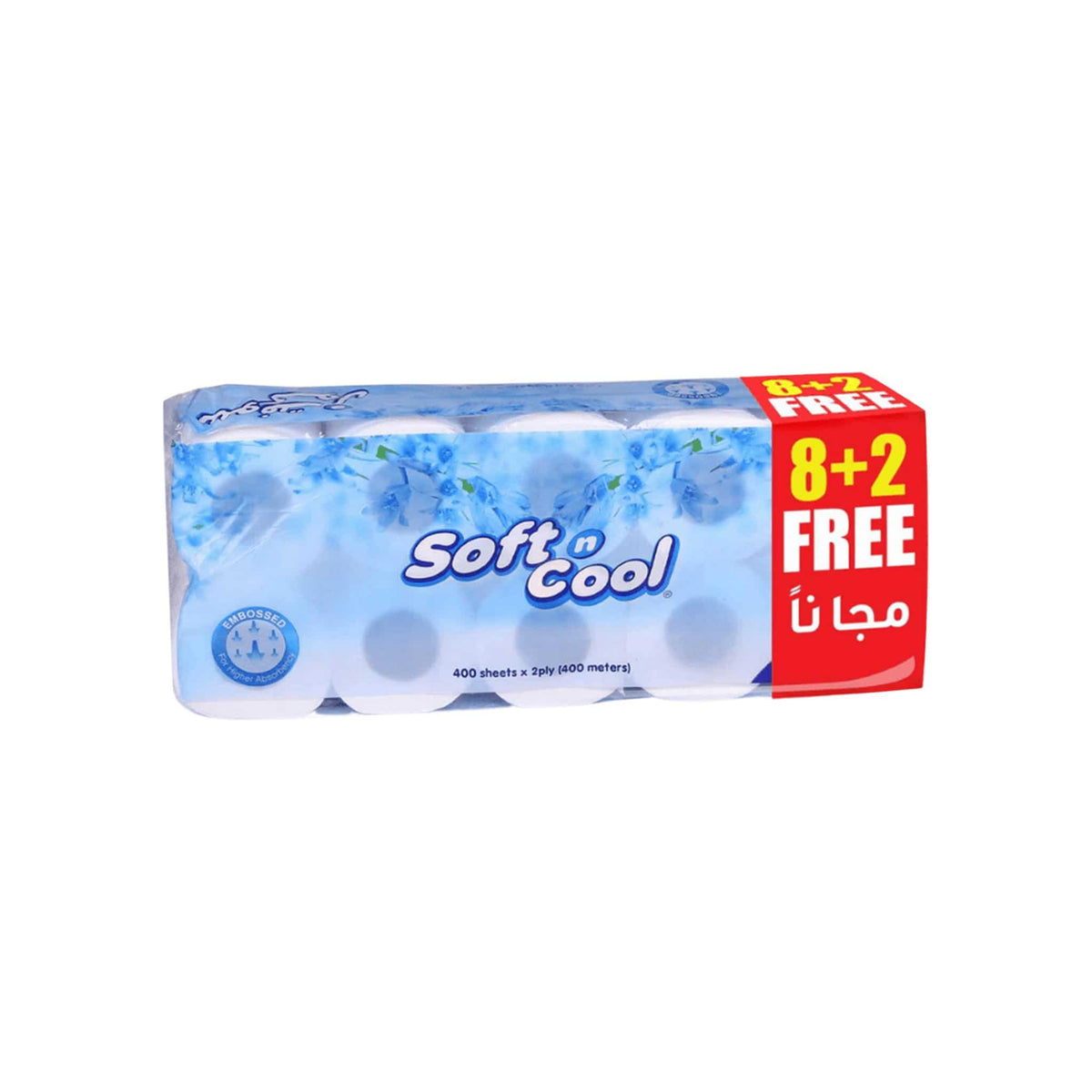 Soft n Cool Toilet Rolls 400 Sheets X 2 Ply