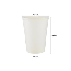Paper Cups  White  Single Wall Heavy Duty - 1000 Pieces