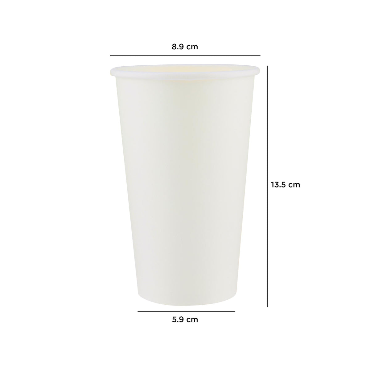 Heavy Duty White Single Wall Paper Cups