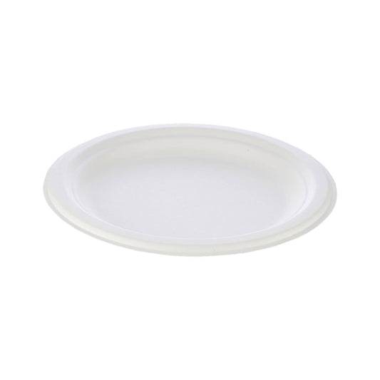 1000 Pieces Bio-Degradable Round Plate 7 Inch