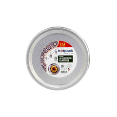 Round Aluminium Platte 30 cm | 7 + 3  Offer Pack | 10 Pieces x 5 Packets | 50 Pcs
