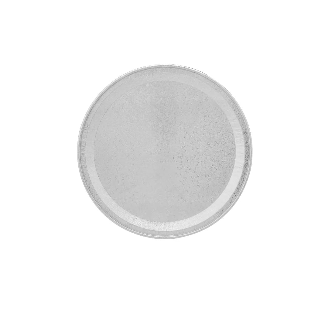 Round Aluminium Platte 30 cm | 7 + 3  Offer Pack | 10 Pieces x 5 Packets | 50 Pcs