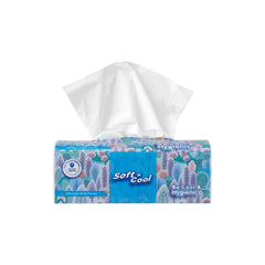 Soft N Cool Facial Tissue Nylon Pack 200 Pulls X 2 Ply