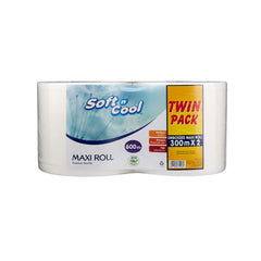 Soft n Cool Twin Pack Maxi Roll 300 Meter-2 Rolls