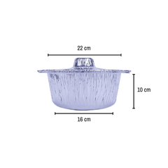 Aluminum POT Container With Hood - hotpack.com.sa