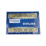 Hotpack Luxury Rectangle Doilies Paper 8" x 12" 50 Pieces