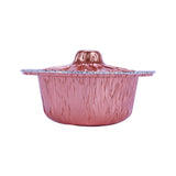 Aluminum Color Pot Container With Hood 21 Cm
