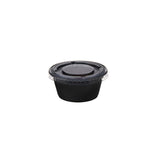 2.5 Oz Black Portion Cup 2500 Pieces - Hotpack Global