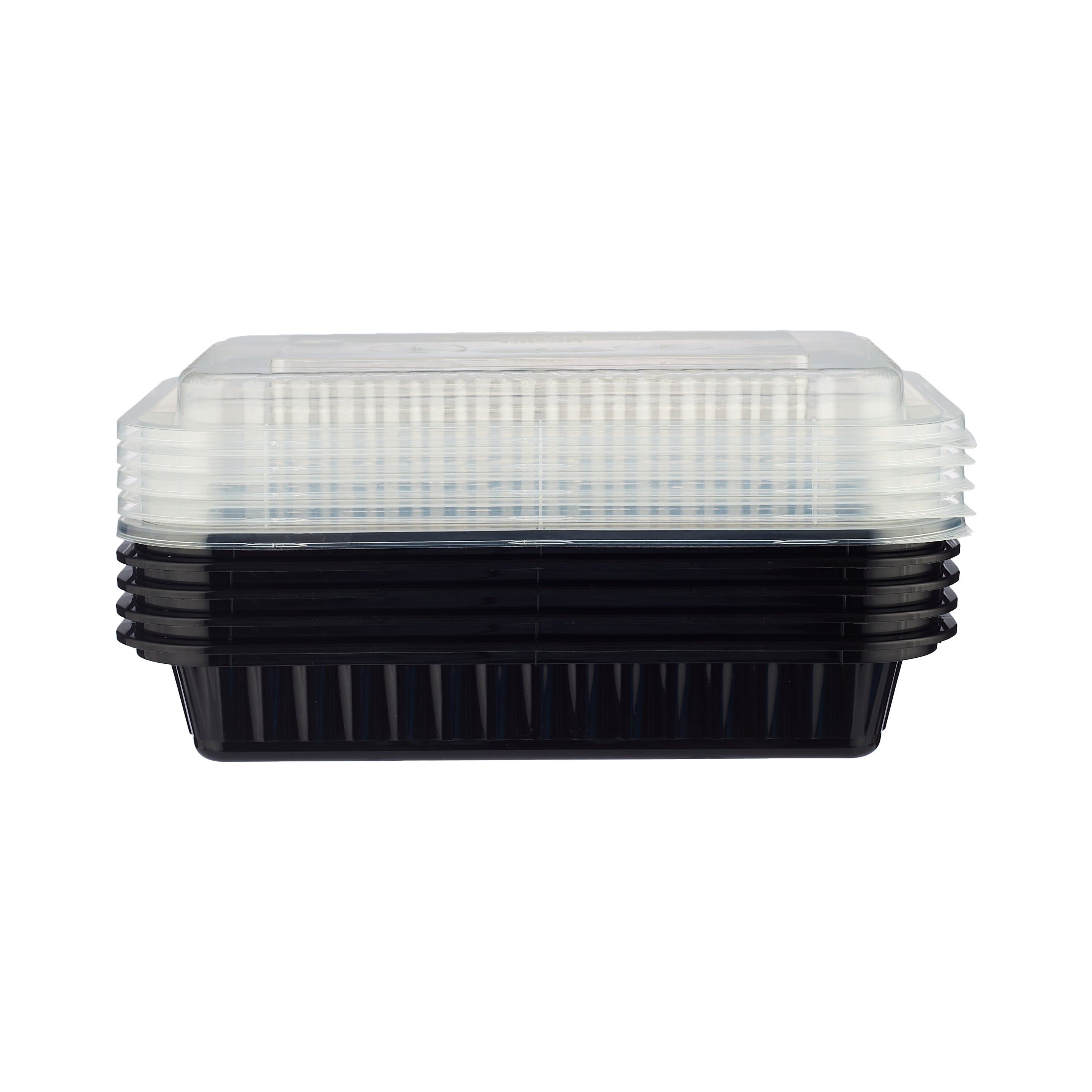 5 Pieces Rectangular Microwaveable Containers With Lid
