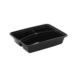Black Base Rectangular 3-Compartment Container Base Only 300 Pieces