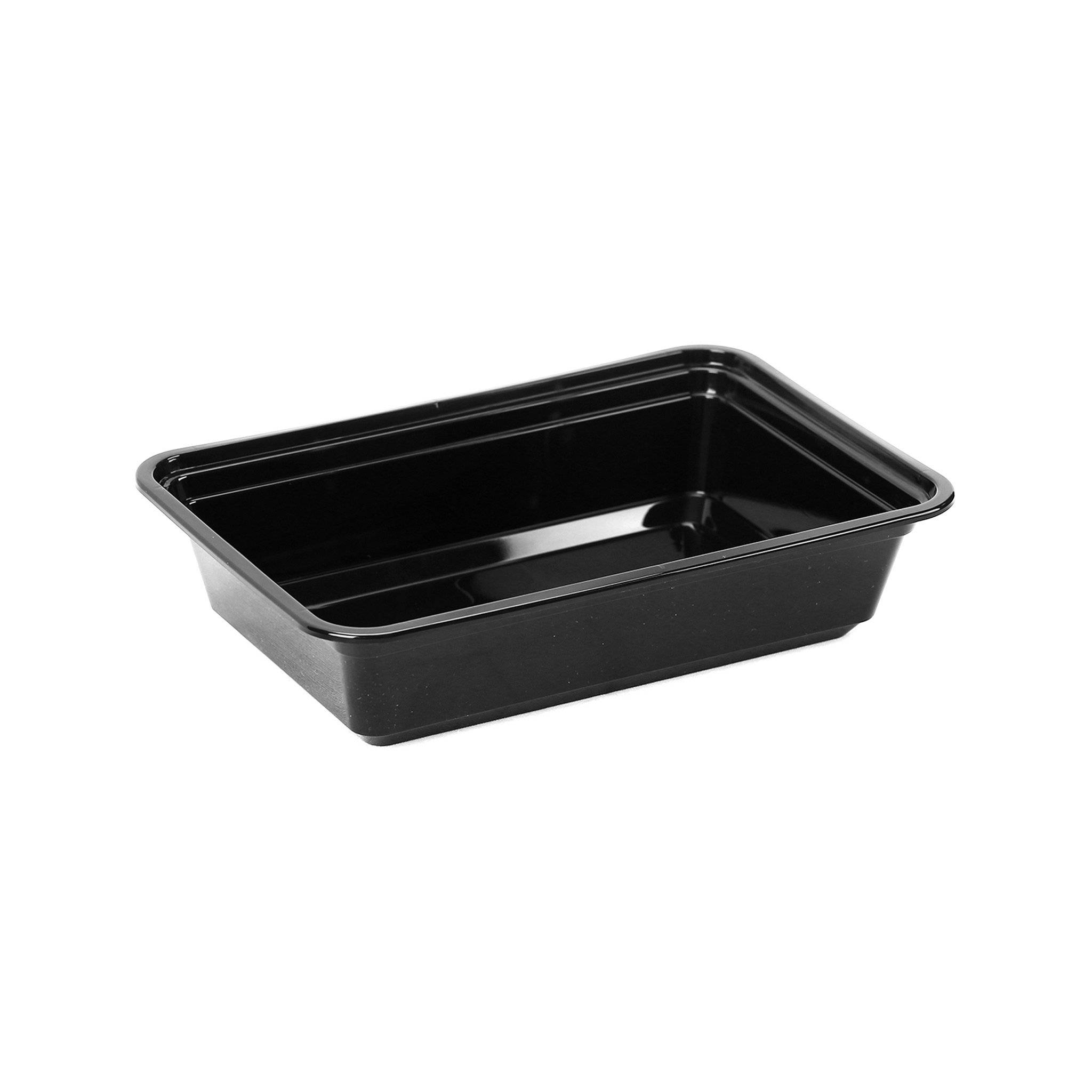 Hotpack | Black Base Rectangular Container 38 oz Base Only | 300 Pieces - Hotpack Saudi Arabia