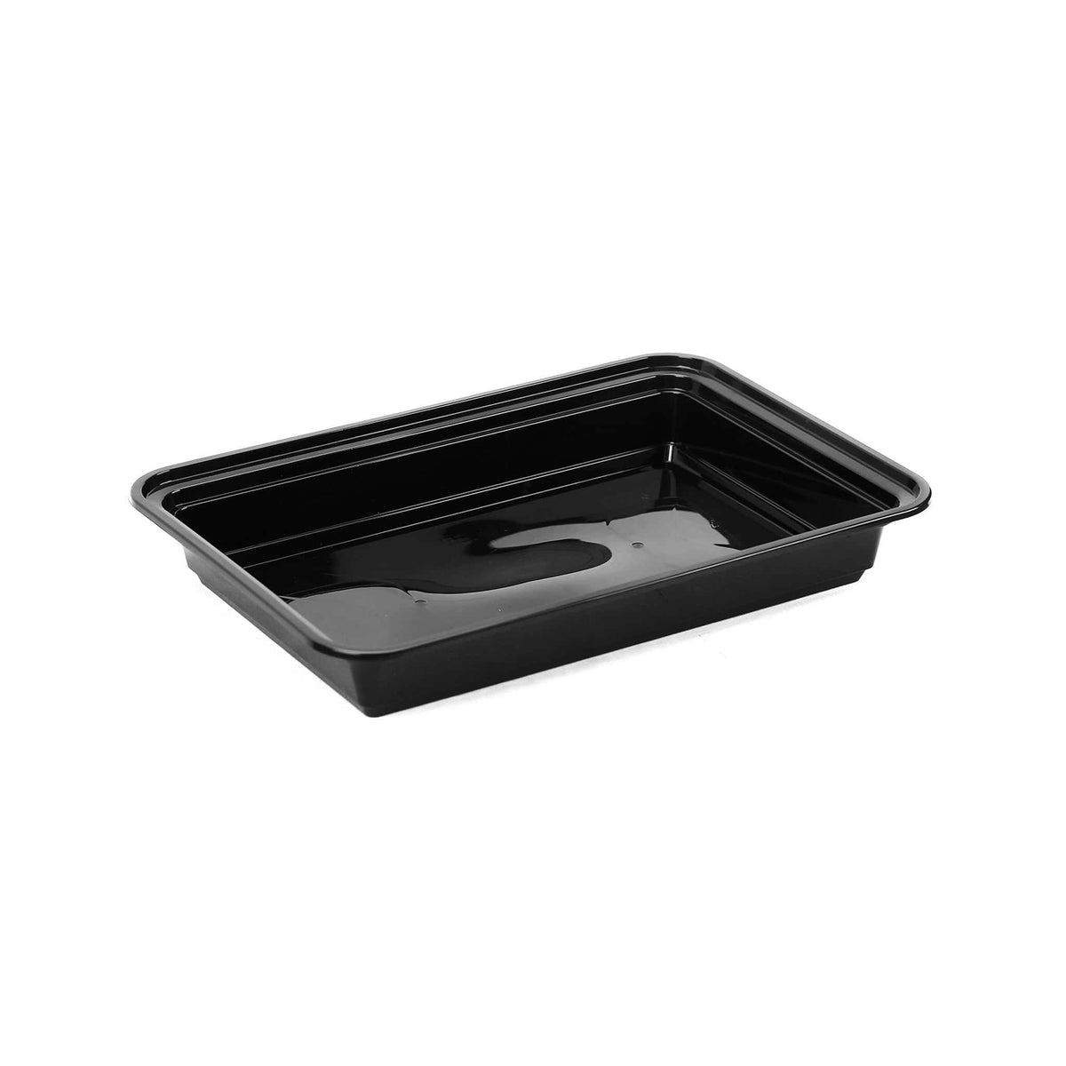 Black Base Rectangular Container 58 Oz Base Only