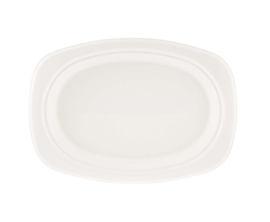 Bio-Degradable Oval Plate 9x6.5 Inch 500 Pieces - Hotpack Global