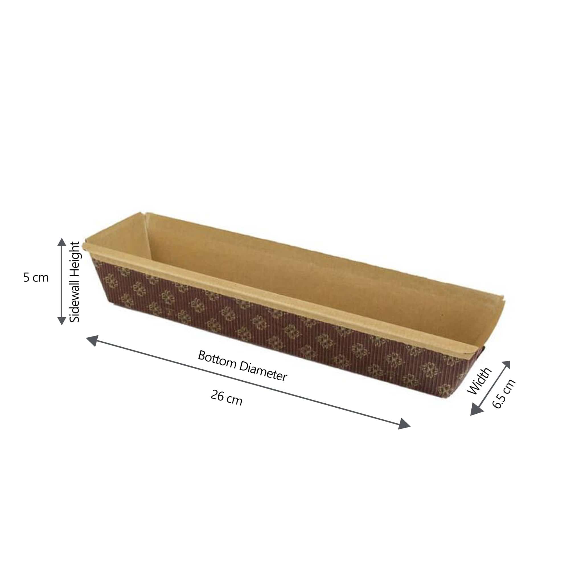 Hotpack |Baking Mold Rectangle 26x6.5x5 cm |1000 Pieces - Hotpack Global