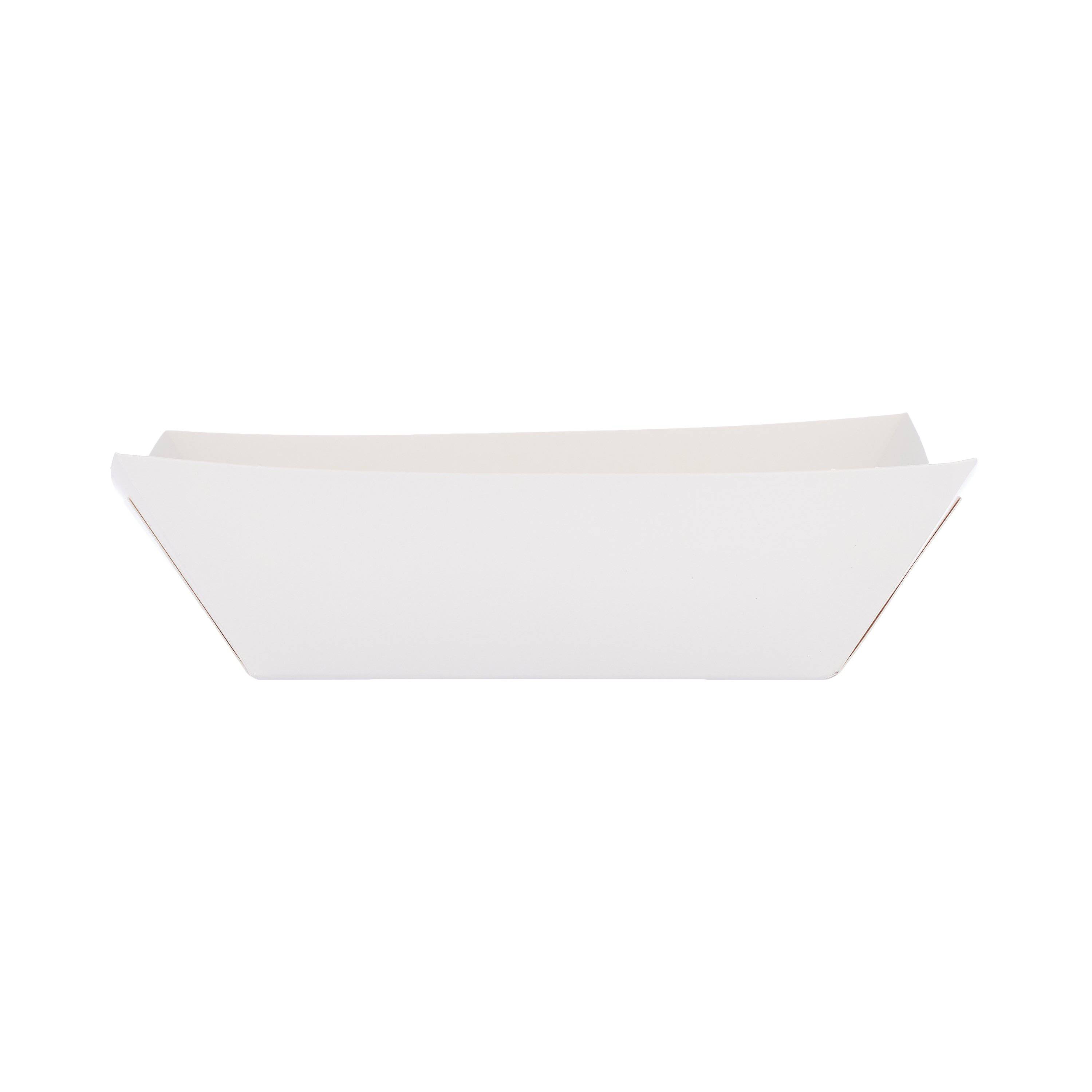 White Paper Boat Tray Small