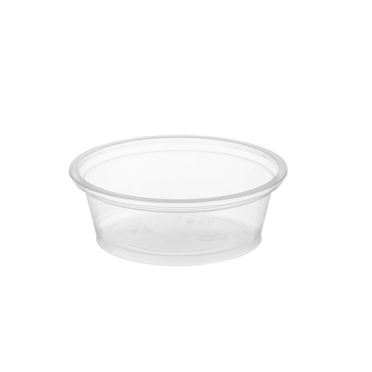 2500 Pieces 1.5 Oz Clear Portion Cup