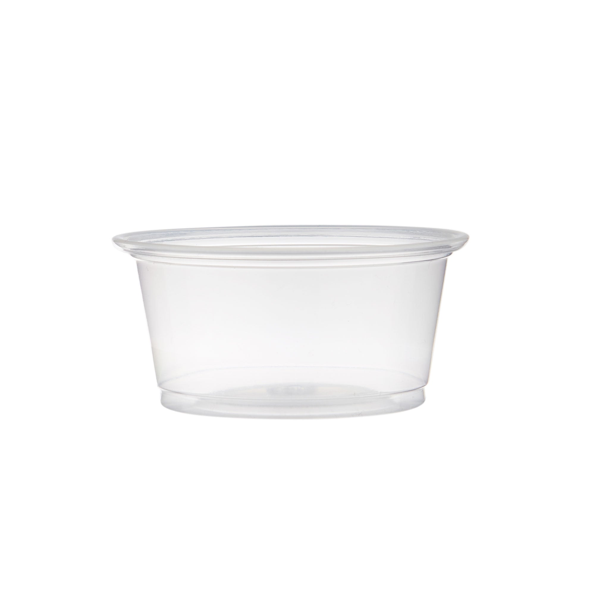 2500 Pieces Clear Sauce Cup Base Only 2 Oz
