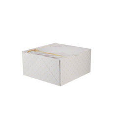 Printed White Cake Box 15x15 Cm