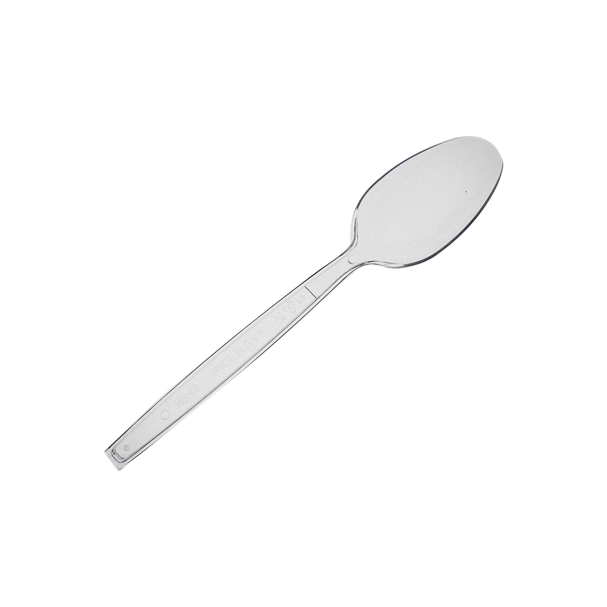 1000 Pieces Plastic Standard Duty Clear Spoon