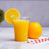 1000 Pieces 8oz PET (Plastic) Clear Juice Cup