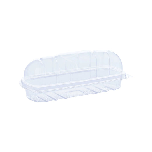 Clear Hotdog (Bugette) Box 7" 400 Pieces