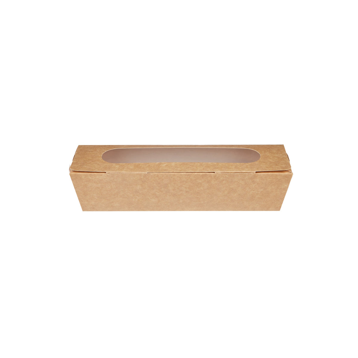 Kraft Baguette Box - Hotdog box With Window