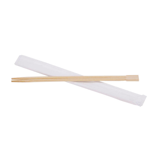 Disposable Bamboo Chopsticks Wrapped 24 Cm