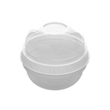 Dome Lid for PET Juice Cup 4/8/10 Oz Without Hole 78 Mm Diameter
