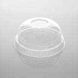 1000 Pieces Dome Lid for PET Juice Cup 4/8/10 Oz Without Hole 78 Mm Diameter