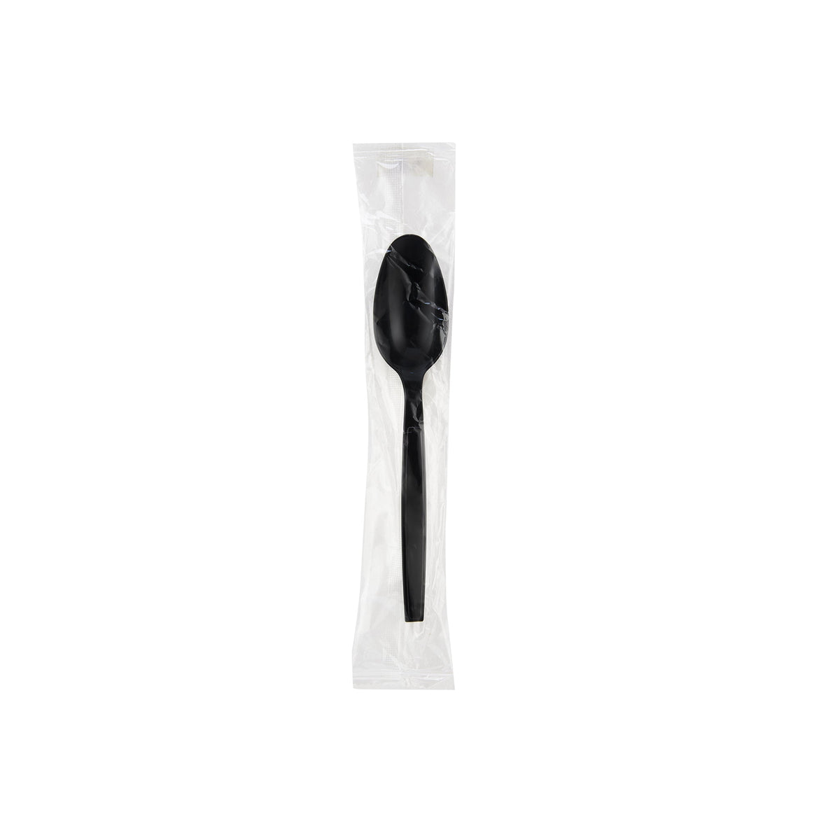 1000 Pieces Black Heavy Duty Spoon Individually Wrap