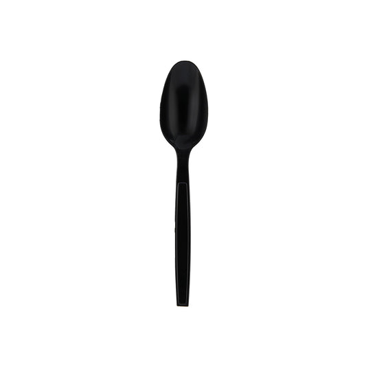 1000 Pieces Black Heavy Duty Spoon Individually Wrap