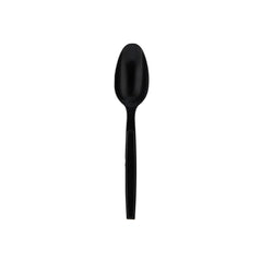 1000 Pieces Black Heavy Duty Spoon Individually Wrap